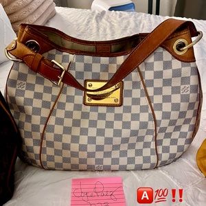 Louis Vuitton Galleria PM in Azur- 100% Authentic